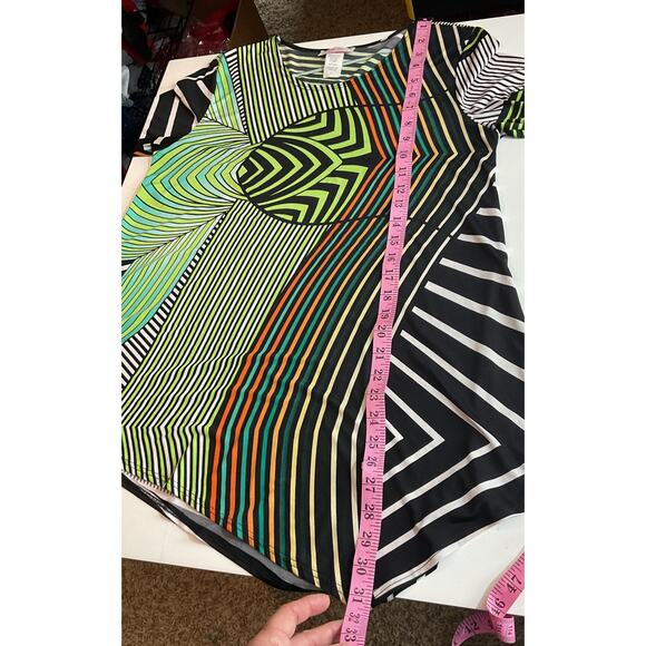 Pretty Woman Small Artsy Geometric Boho Tunic Asymmetrical - Picture 4 of 7